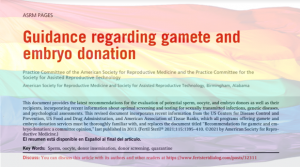 LGBTQIA+ Discrimination and Eugenics in the American Society for Reproductive Medicine (ASRM) Guidelines for Gamete and Embryo Donation: A Series